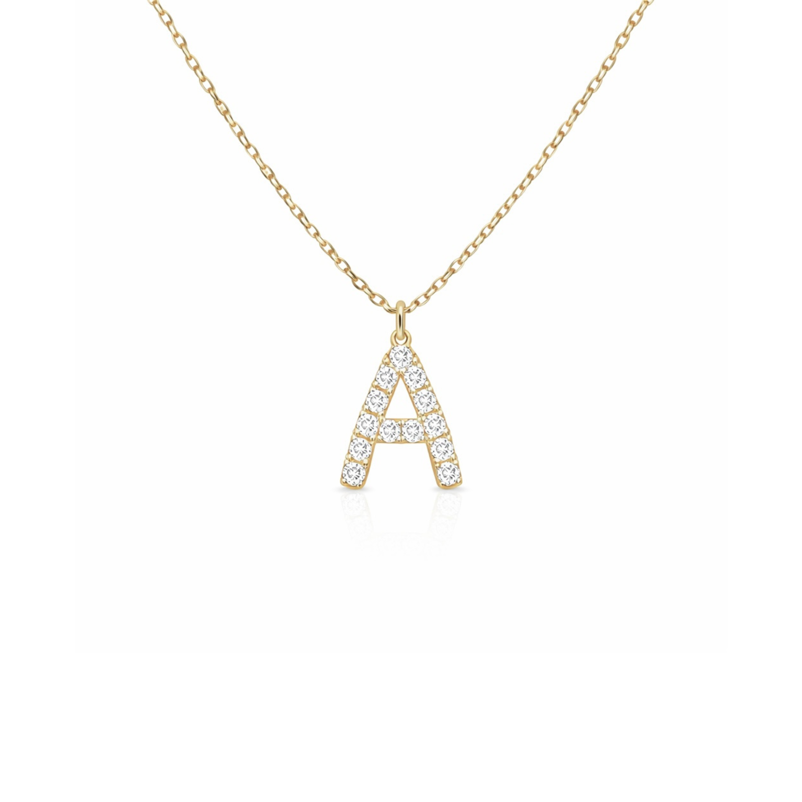 Diamond Initial Pendant