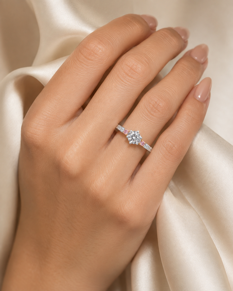 Elena Round Brilliant Engagement Ring