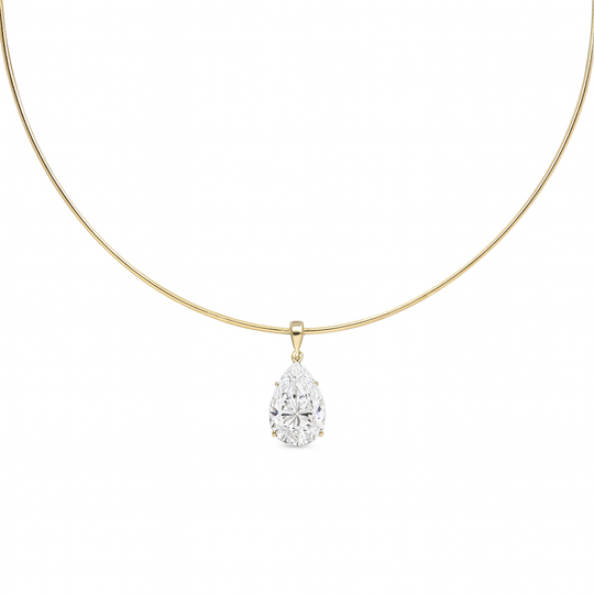 Rumi Pear Diamond Necklace