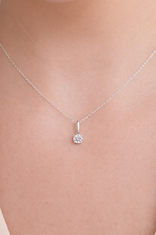 Diamond Pendant Plain Bale