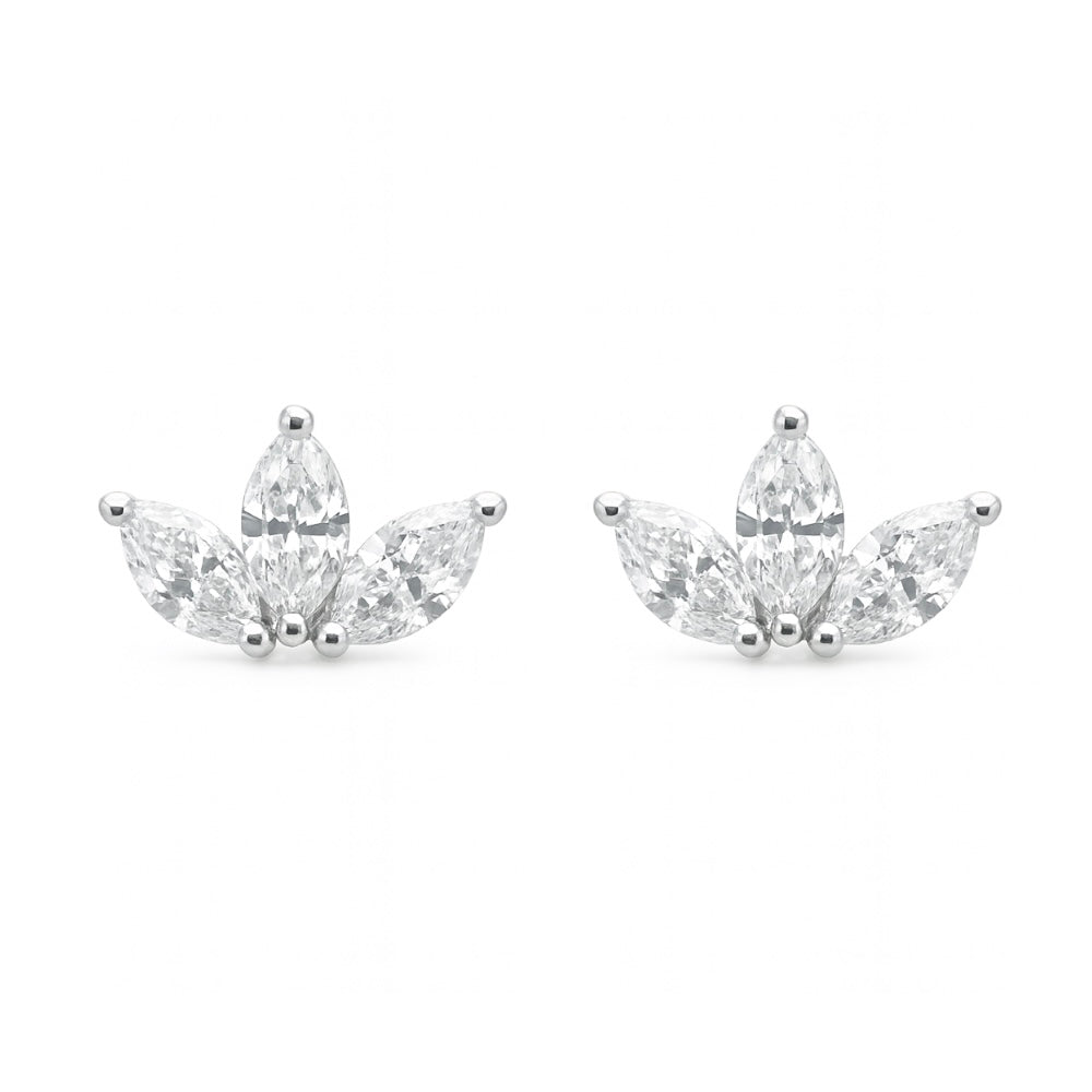 Marquise Diamond Studs