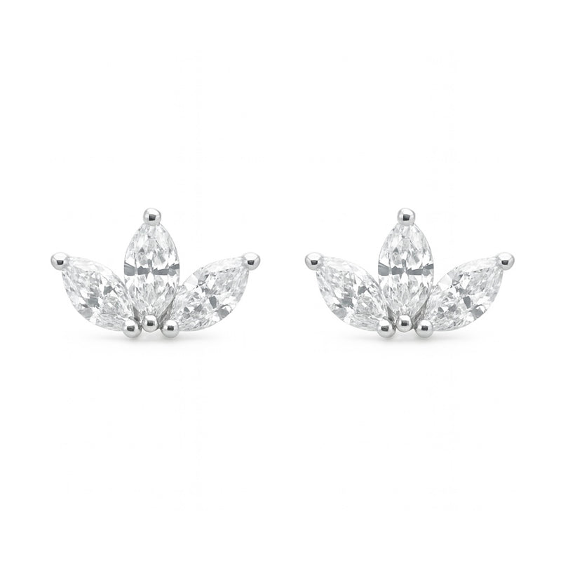 Marquise Diamond Studs