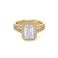 Claire Emerald Cut Engagement Ring