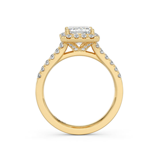 Claire Emerald Cut Engagement Ring