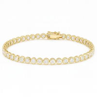 Bezel Set Tennis Bracelet