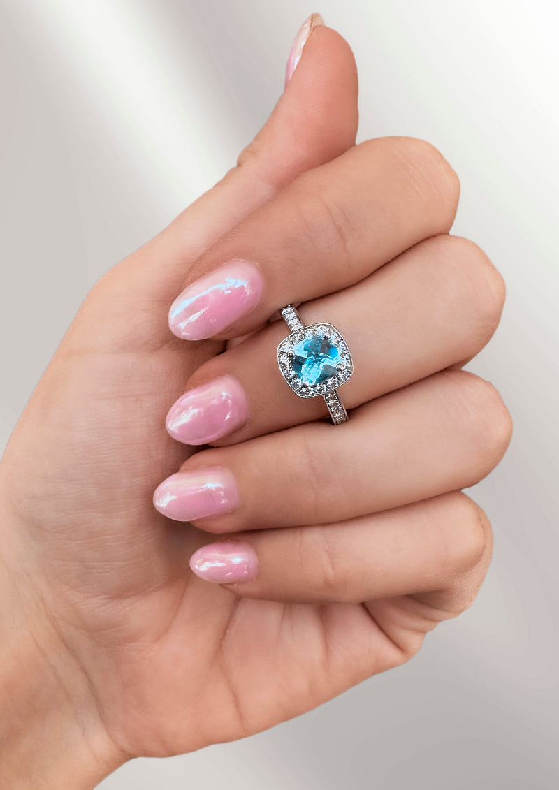 Aquamarine Ring