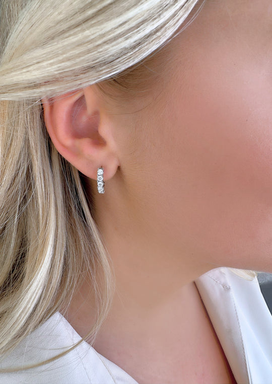 Aurelia Huggie Hoop Earrings