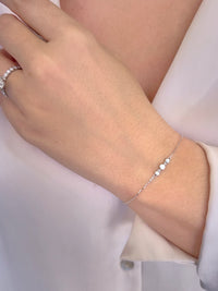 Trio Bezel Diamond Bracelet