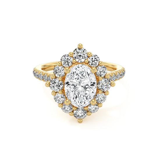 Danica Oval Cut Engagement Ring