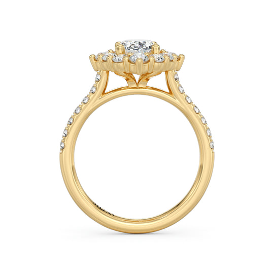 Danica Oval Cut Engagement Ring