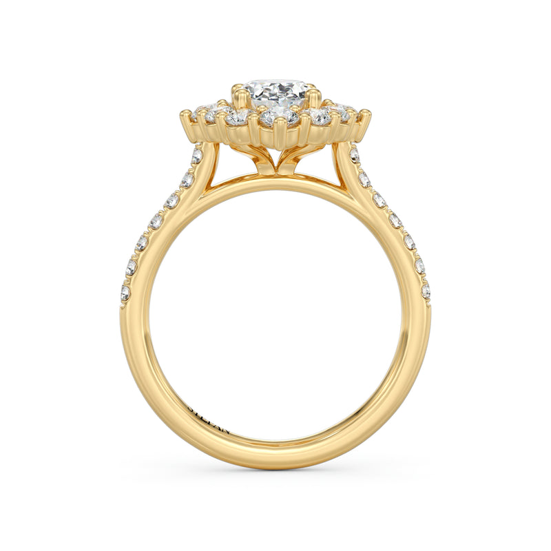 Danica Oval Cut Engagement Ring