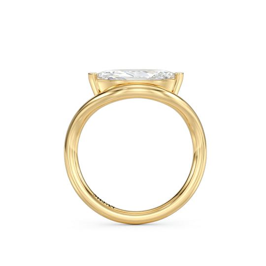 East West Marquise-Shaped Ring