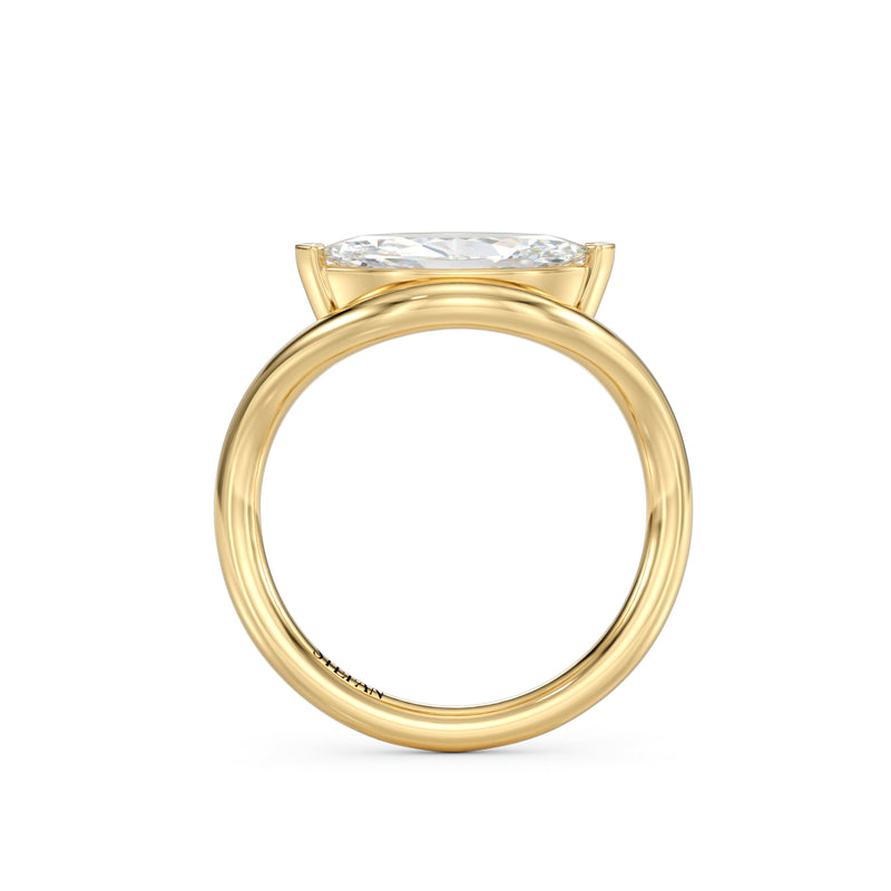 East West Marquise-Shaped Ring