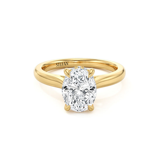 Luna Oval Cut Engagement Ring