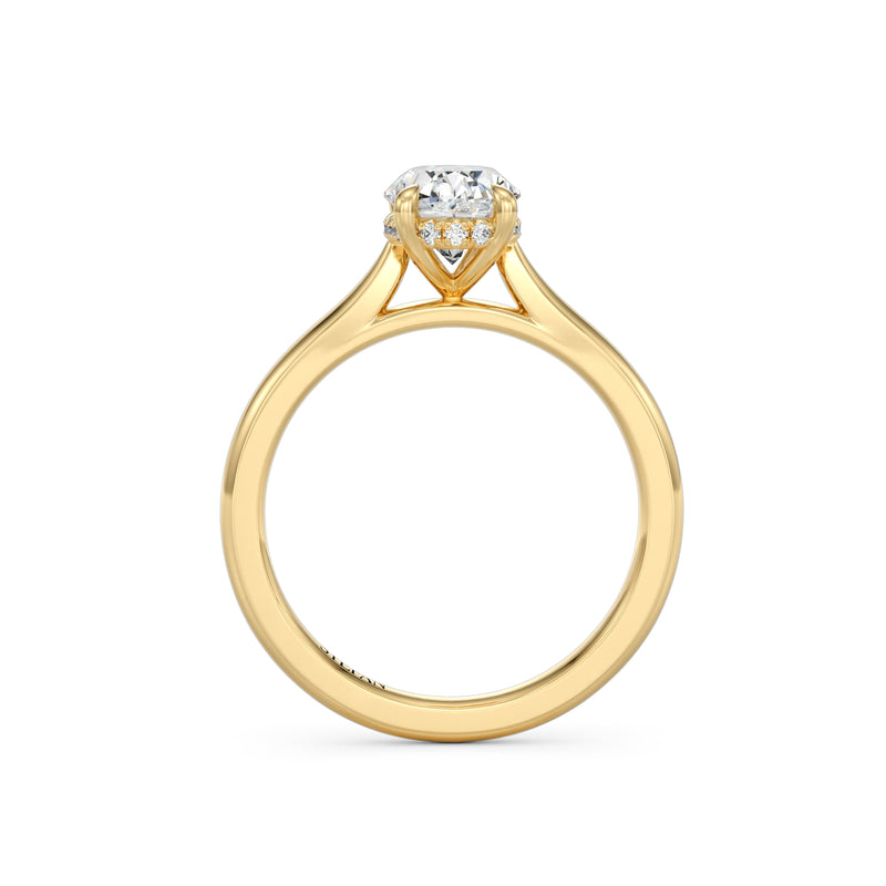 Luna Oval Cut Engagement Ring