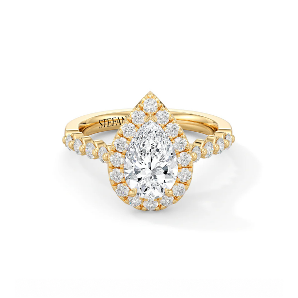 Jasmine Pear-Shape Engagement Ring