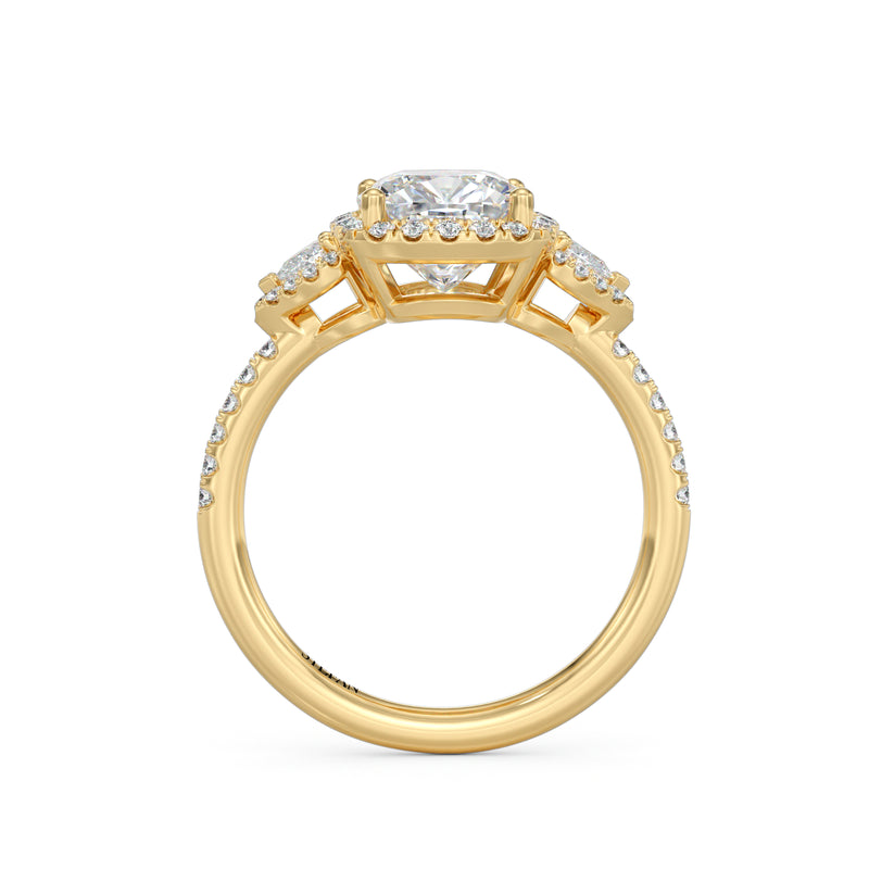 Holly Cushion Cut Engagement Ring