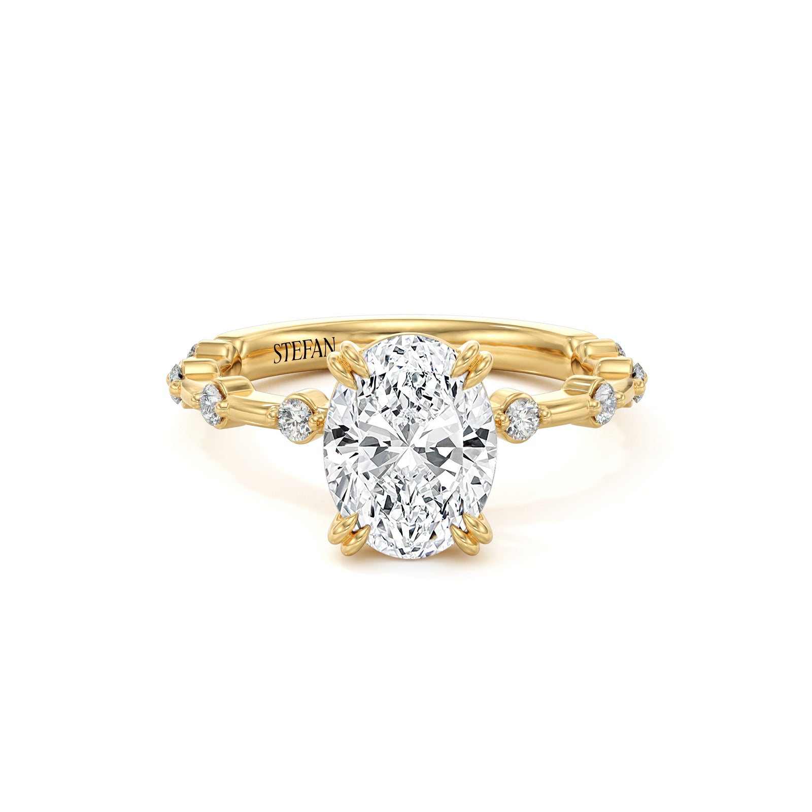 Evelyn Oval Cut Engagement Ring