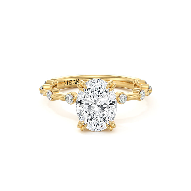 Evelyn Oval Cut Engagement Ring