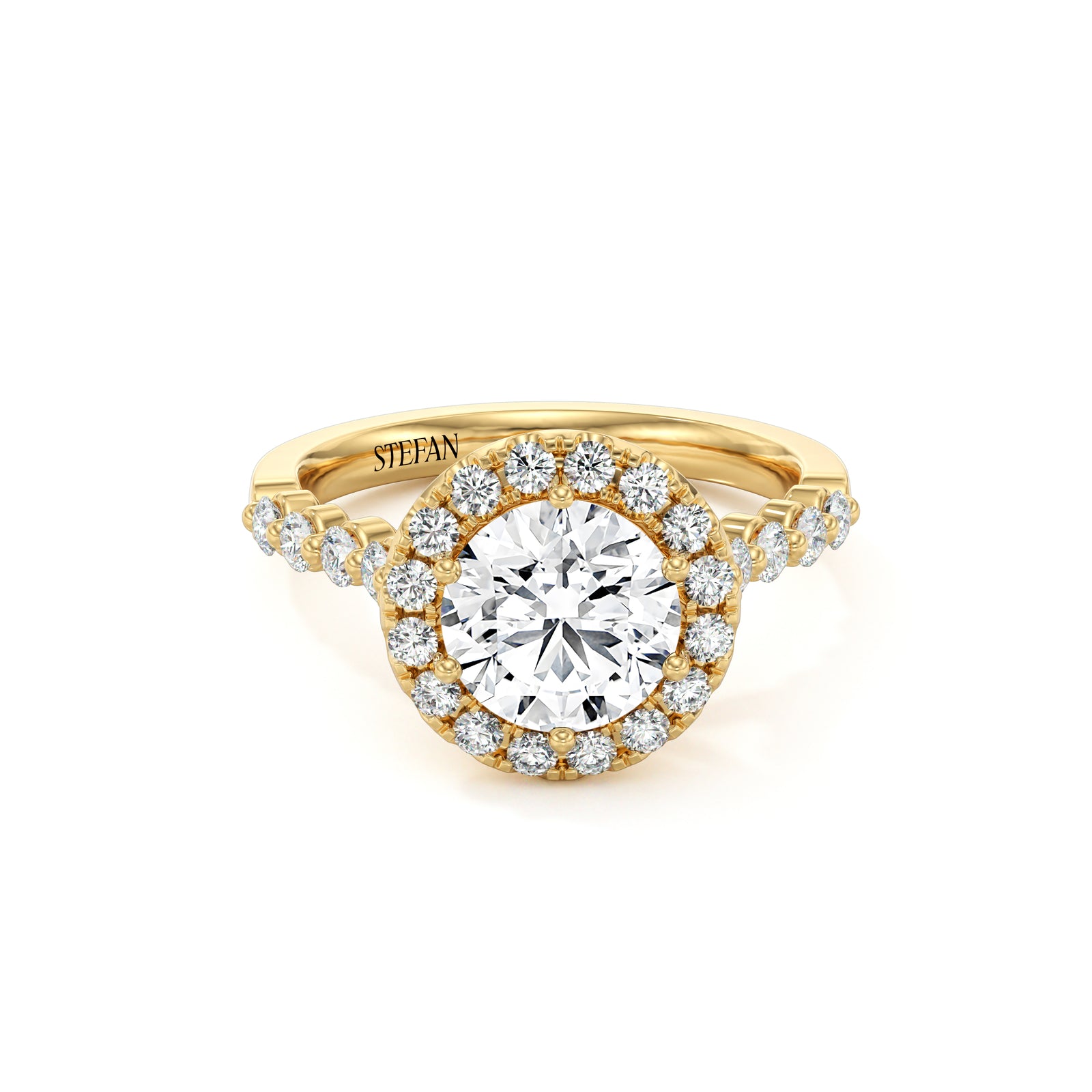 Silvie Round Brilliant Engagement Ring