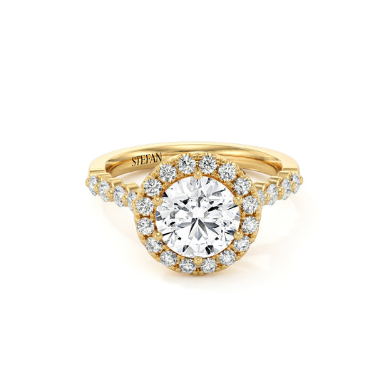 Silvie Round Brilliant Engagement Ring