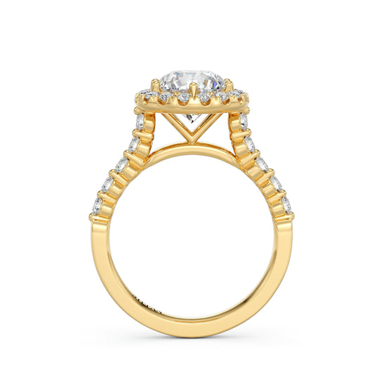 Silvie Round Brilliant Engagement Ring