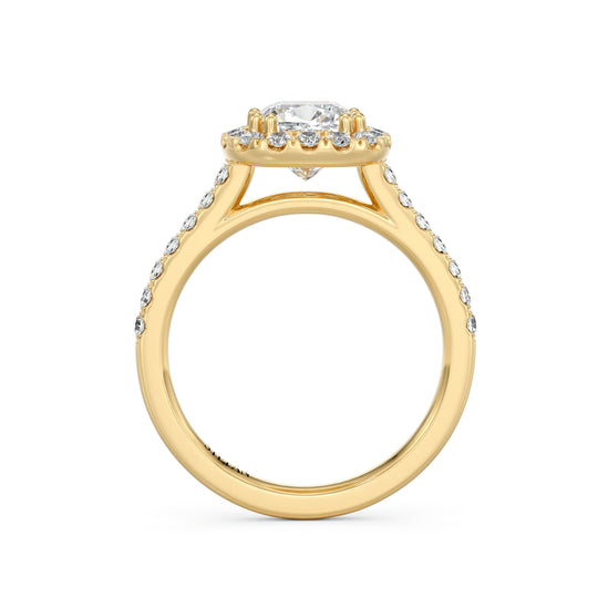 Linda Cushion Cut Engagement Ring