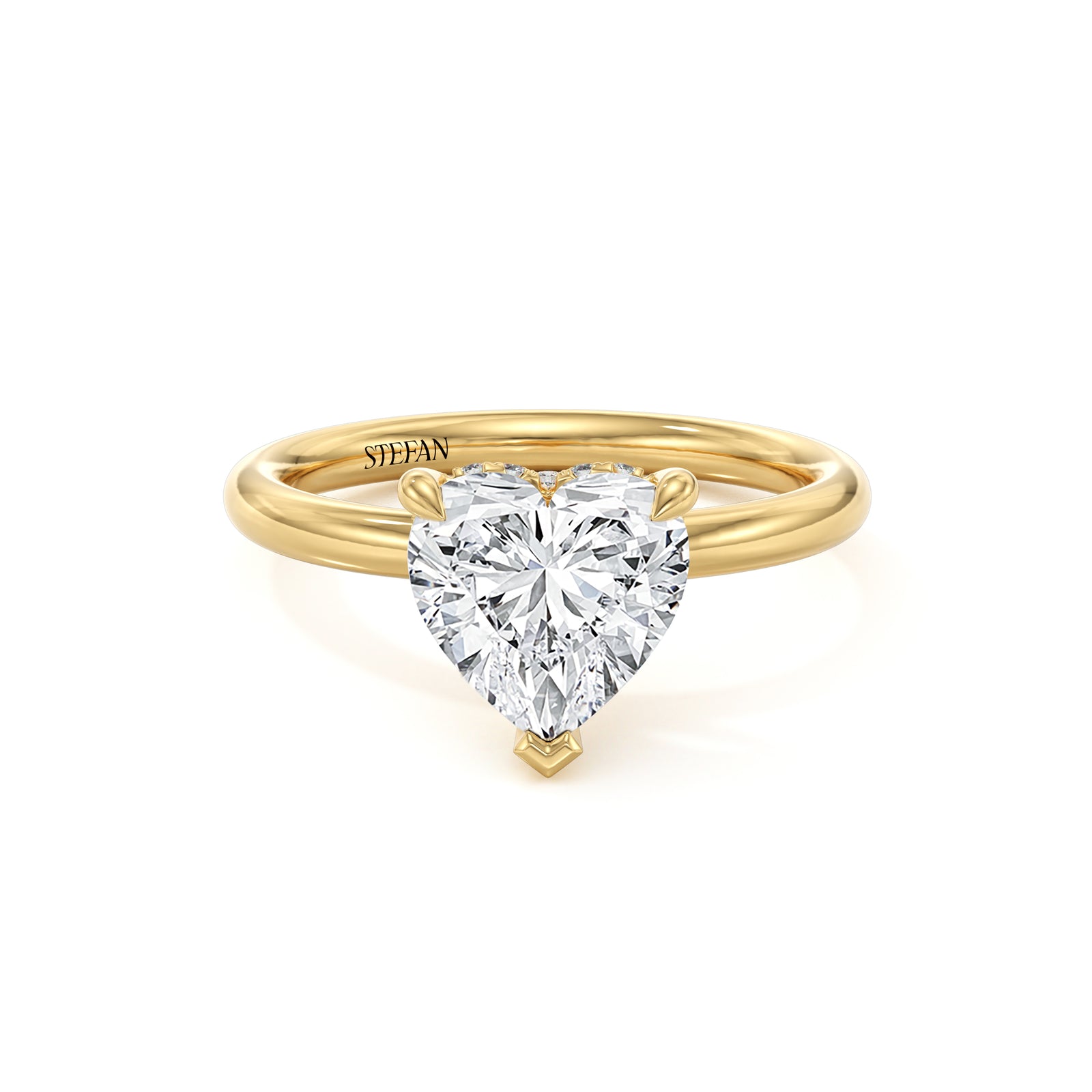 Nevaeh Heart Cut Engagement Ring