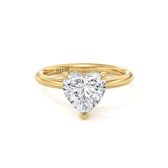 Nevaeh Heart Cut Engagement Ring
