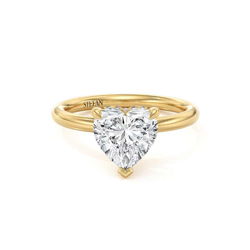 Nevaeh Heart Cut Engagement Ring