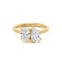 Toi Et Moi Oval & Pear-Shape Engagement Ring