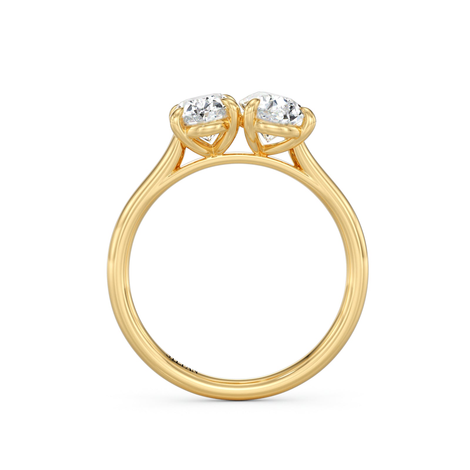 Toi Et Moi Oval & Pear-Shape Engagement Ring