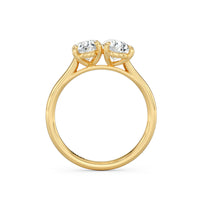 Toi Et Moi Oval & Pear-Shape Engagement Ring