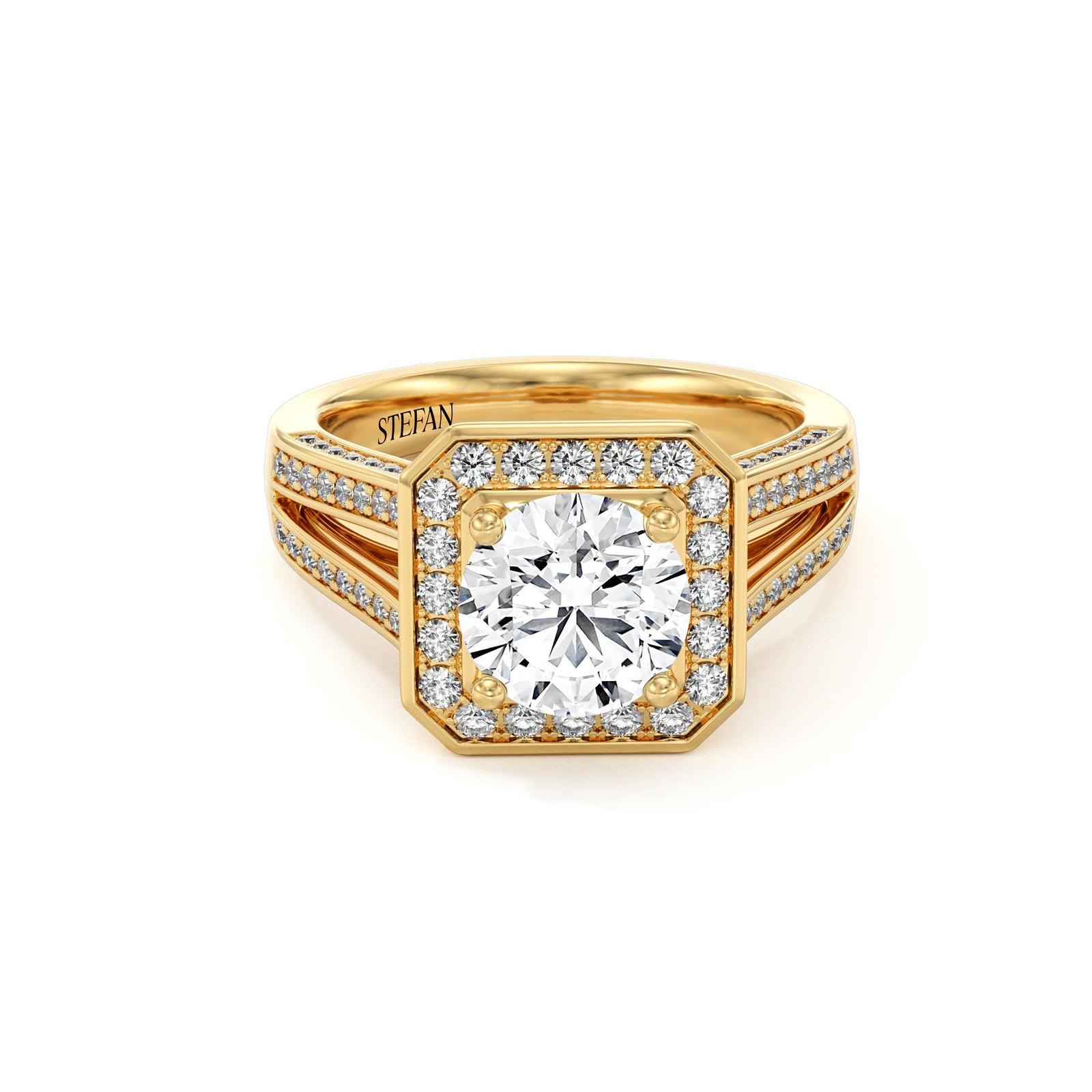 Melanie Round Brilliant Engagement Ring