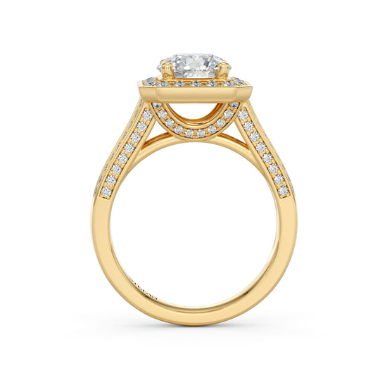 Melanie Round Brilliant Engagement Ring