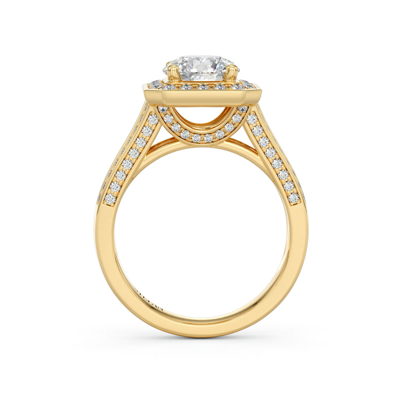 Melanie Round Brilliant Engagement Ring