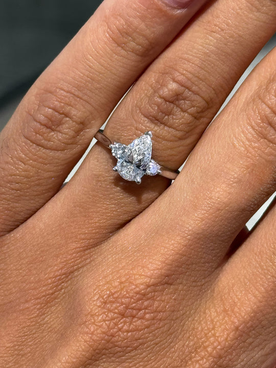 Lyra Pear-Shape Engagement Ring
