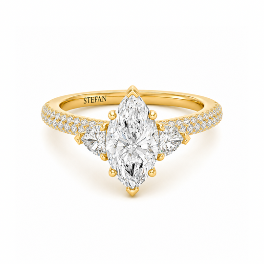 Marcella Marquise-Shape Engagement Ring