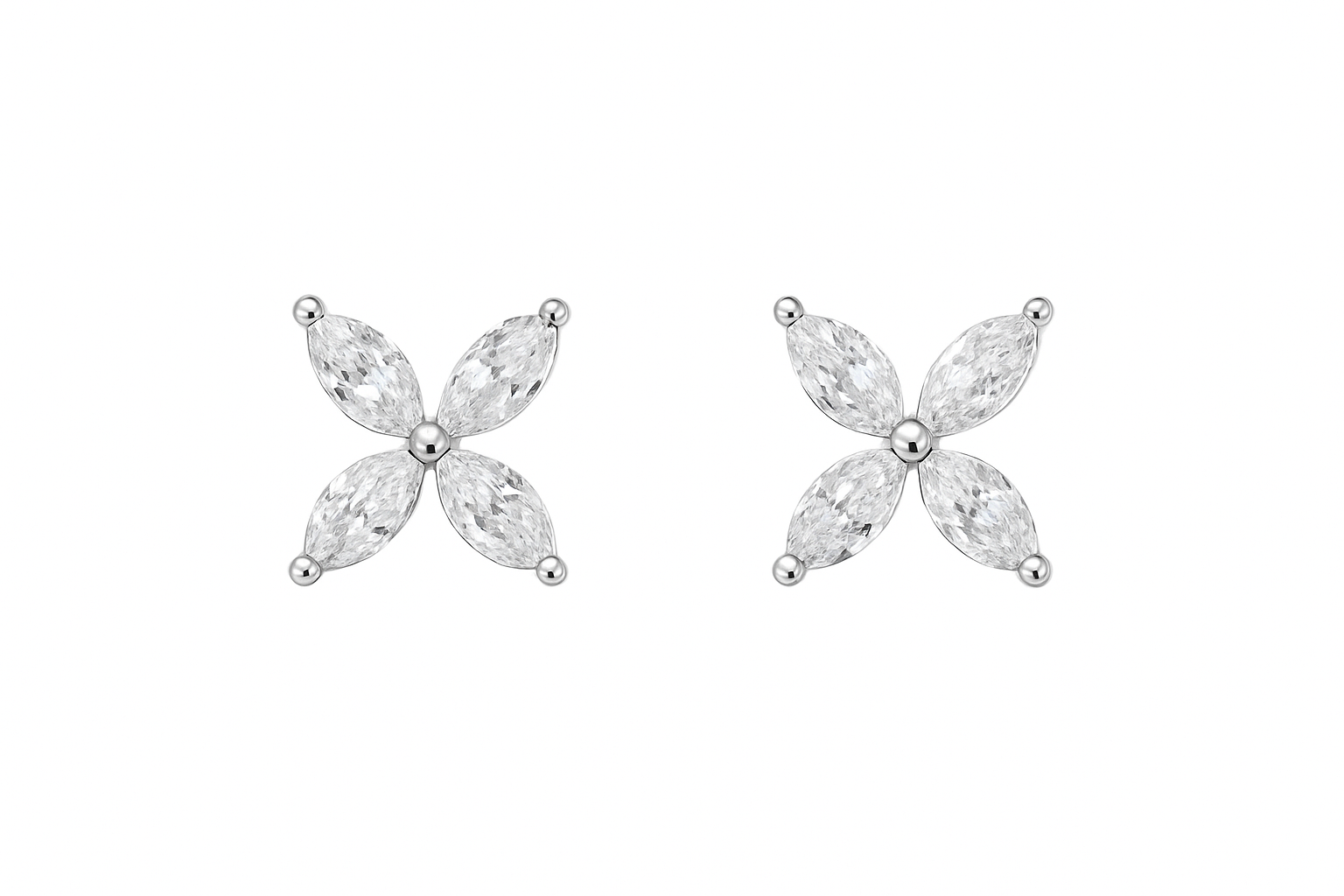 Marquise Diamond Studs