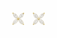 Marquise Diamond Studs