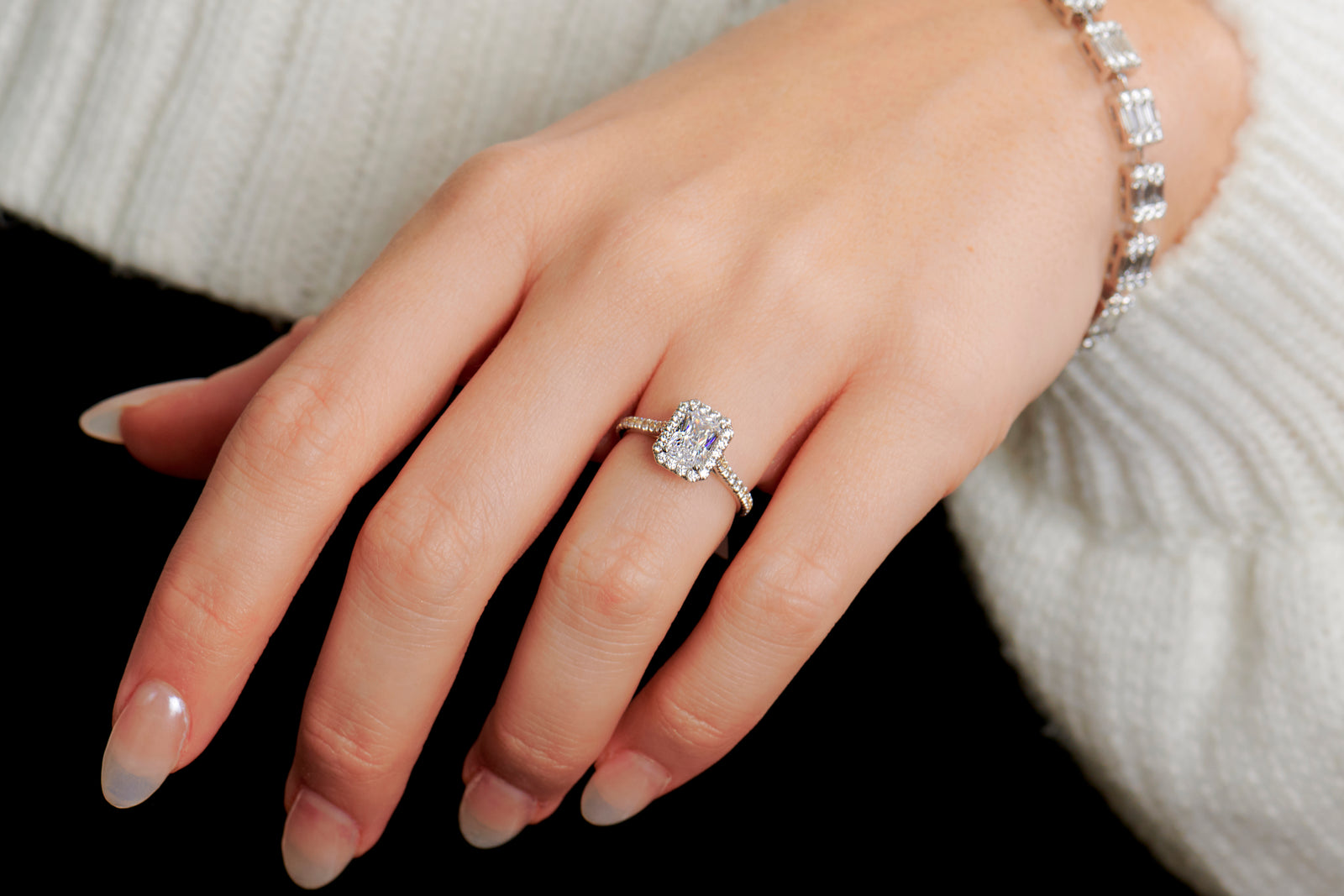 London Radiant Cut Engagement Ring