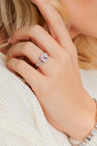 Claire Emerald Cut Engagement Ring