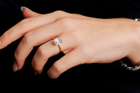Dakota Emerald Cut Engagement Ring