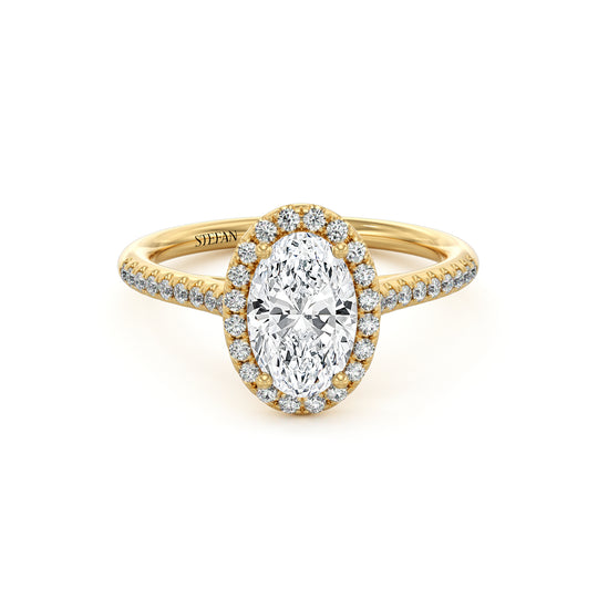 Odette Oval Cut Engagement Ring