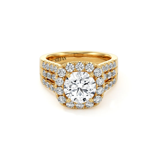 Yasmin Round Brilliant Engagement Ring