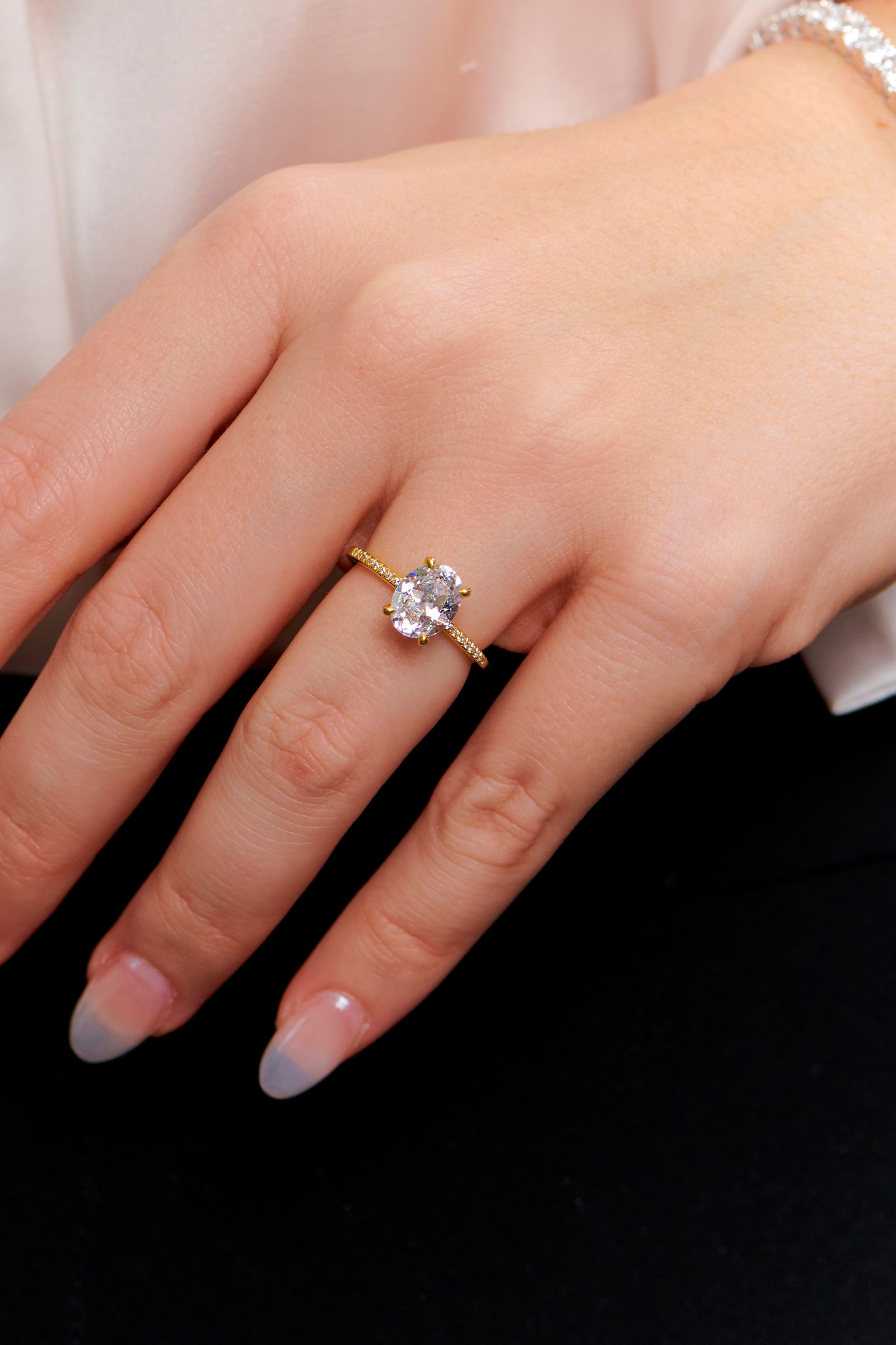 Hayley Oval Cut Engagement Ring