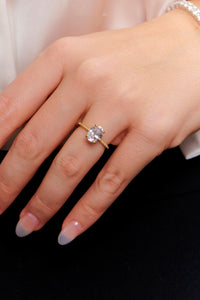 Hayley Oval Cut Engagement Ring