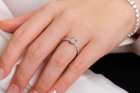 Natalia Oval Cut Engagement Ring