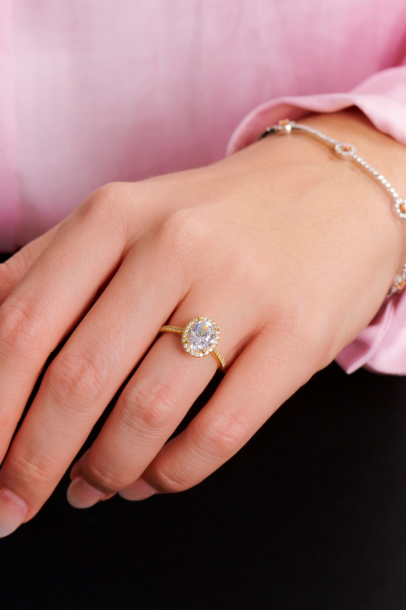 Odette Oval Cut Engagement Ring