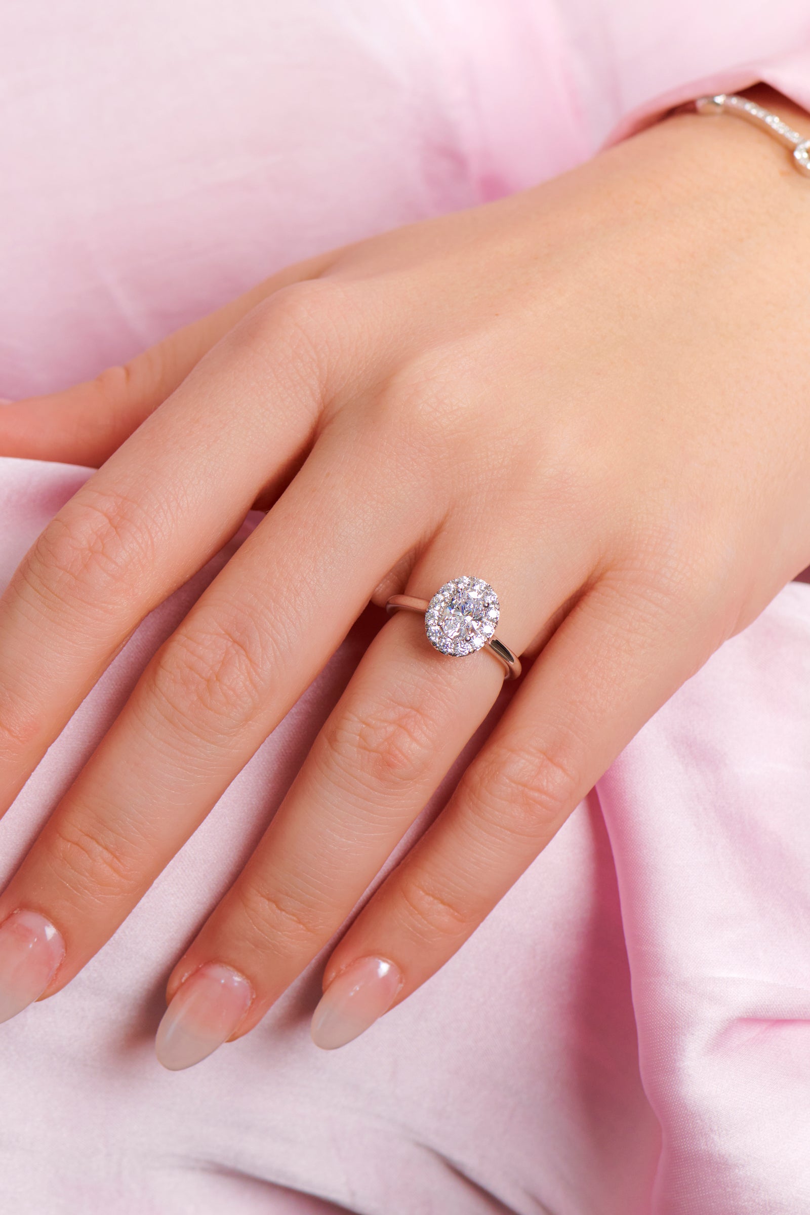 Jenna Oval Cut Engagement Ring